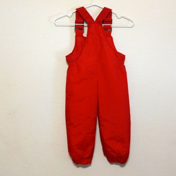 RAWIK Kids Size 4 Red Snow Bibs - Picture 2 of 10